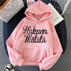 PINK HUKANA MATATA HOODE