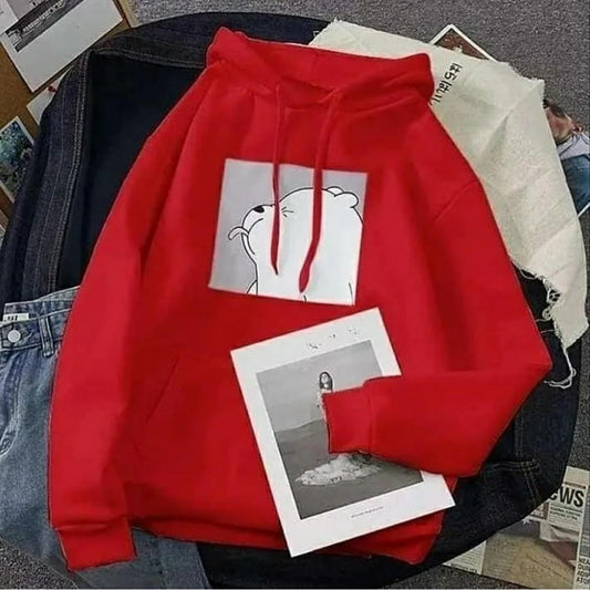 RED BOOKS BEAR HOODIE