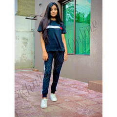 Red & White Half Sleeves Track Suit (KO-TS-0051)