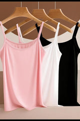 CAMISOLE TOP - STANDARD - PACK OF 3 - MIX COLORS (KO-CNS-252)