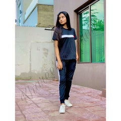 Red & White Half Sleeves Track Suit (KO-TS-0051)