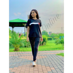 Red & White Half Sleeves Track Suit (KO-TS-0051)