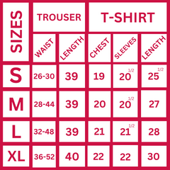 Off White All Over Love Heart Printed Night Suit (KO-NS-505)