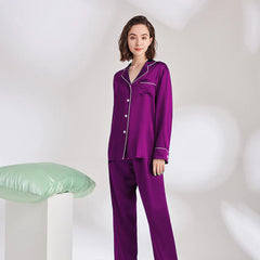 SILK NIGHT SUIT – PURPLE (KO-SN-0277)
