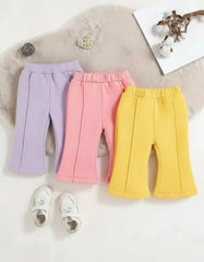 Pack of Three Multi colours Kids Fleece Trousers (KO-645)