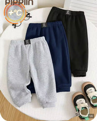 Kids Classic Winter Trousers - Pack of 3 (Navy Blue,Black & Grey)