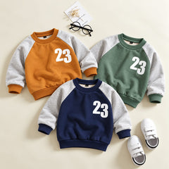 Number Printed Kids Sweatshirts - Pack of 3
