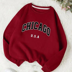 Chicago Sweatshirt - Maroon