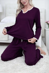 Purple Elegance Lounge Set