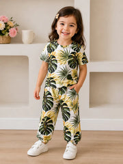 Botanical Jungle Graphic Kids Suit