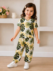 Botanical Jungle Graphic Kids Suit