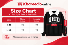 Ohio Sky Blue Collar Oversized Sweatshirt
