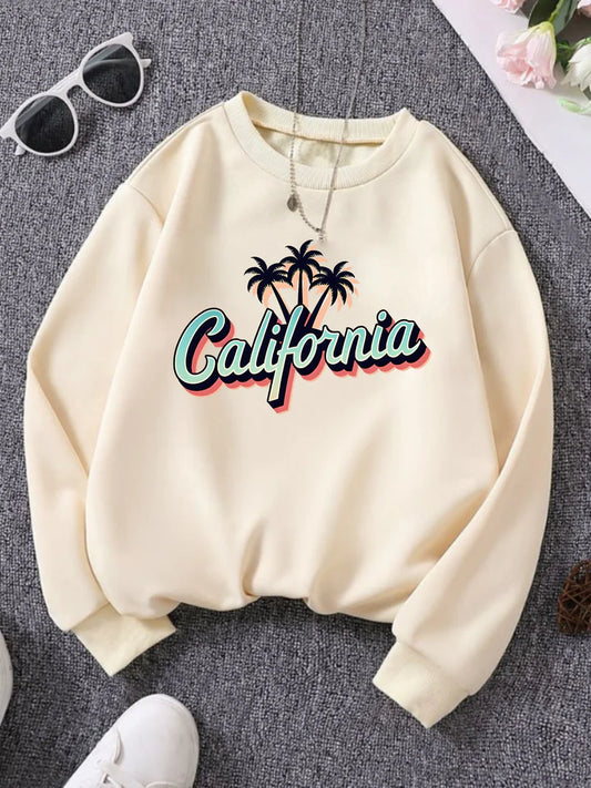 California Sweatshirt - Cream