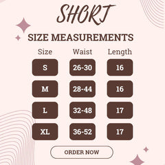 Pack Of 3 Plain Frills style Shorts For Ladies (KO-LS-0499)