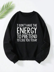 Energy Sweatshirt - BLACK