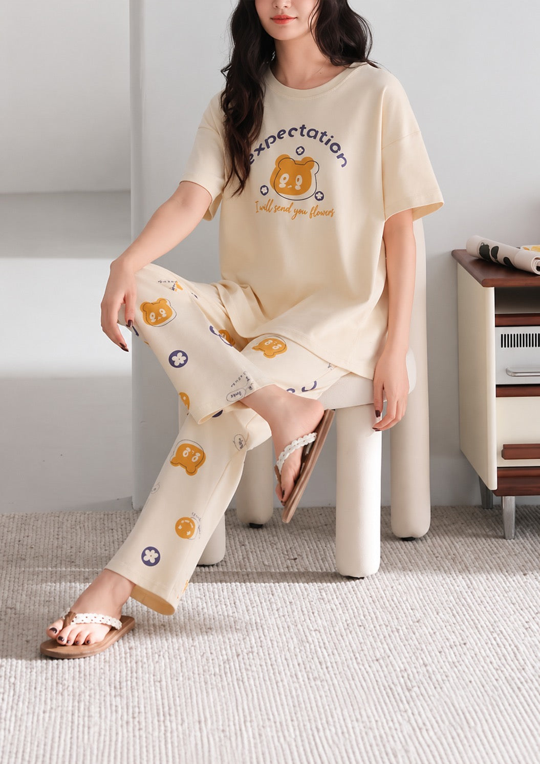 Off White Expectation printed Pjs