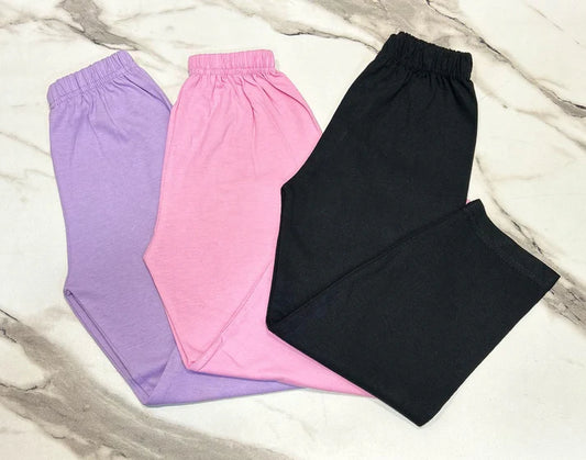 Pack Of 3 Kids Plain Trouser (KO-640)