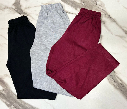 Pack Of 3 Kids Plain Trouser (KO-641)