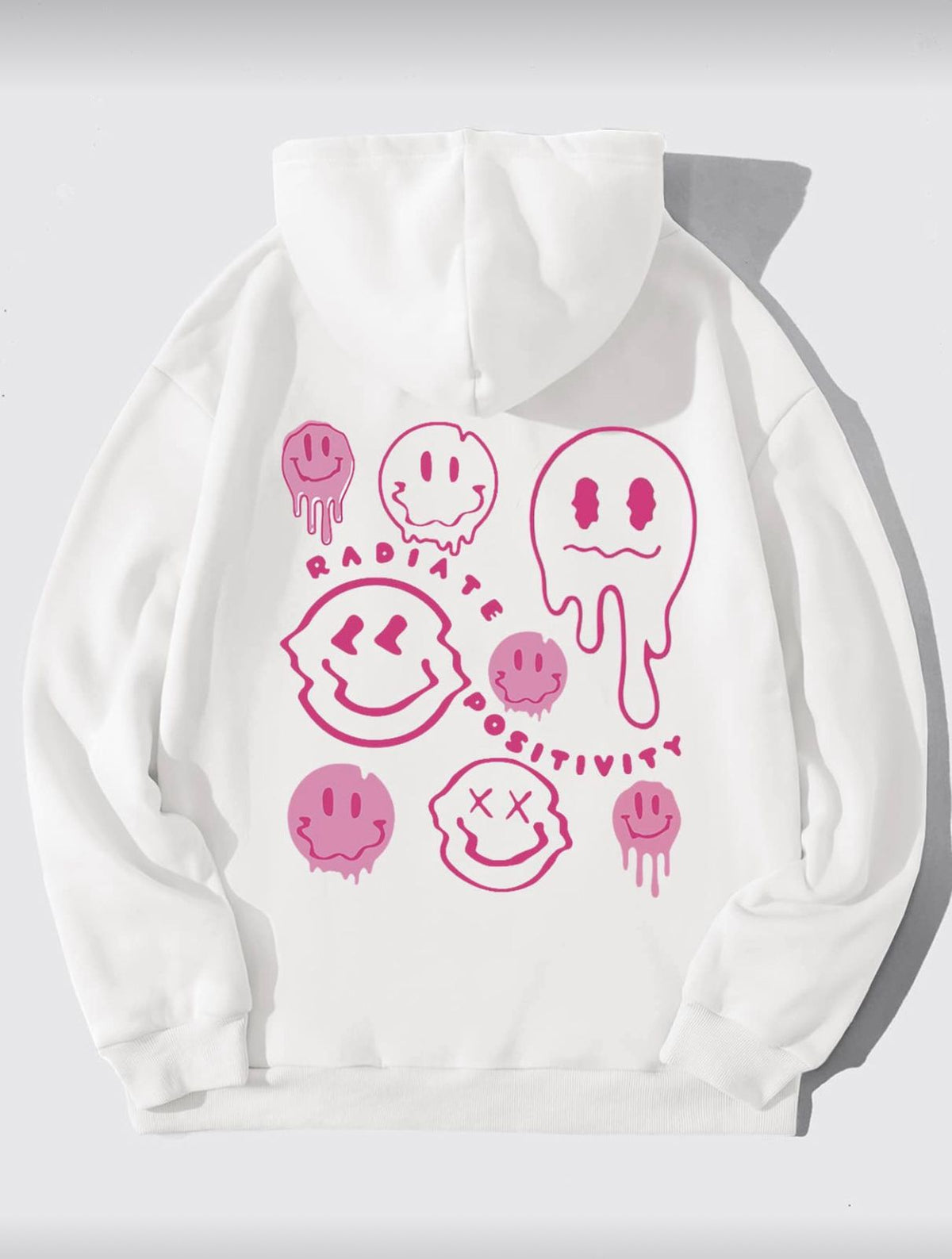 WHITE EMOJIS HOODIE
