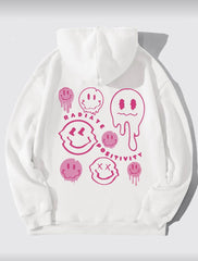 WHITE EMOJIS HOODIE