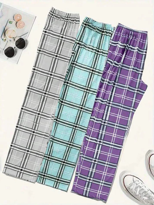 Classic Check Lounge Pants (Pack of 3)