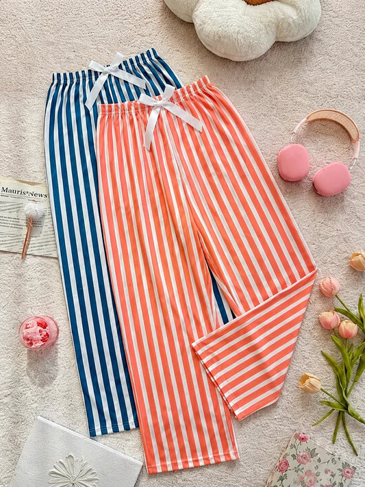 Candy Stripe Lounge Trousers – Pack of 2