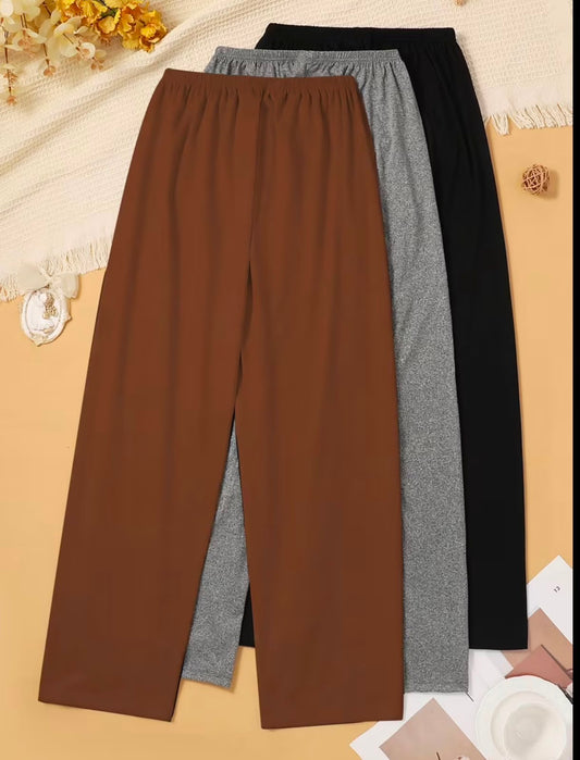 Classic Comfort Trouser Pack - Brown,Grey & Black