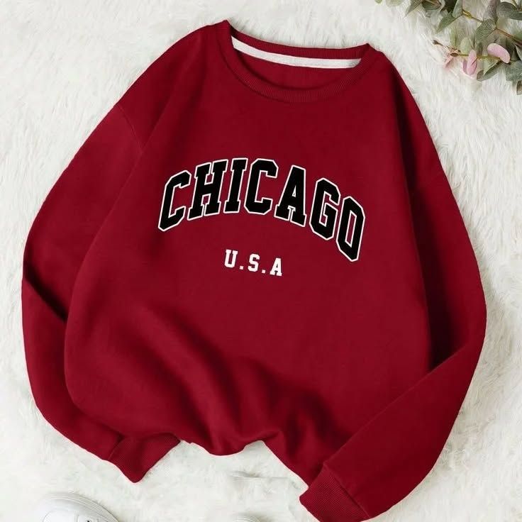 Chicago Sweatshirt - Maroon