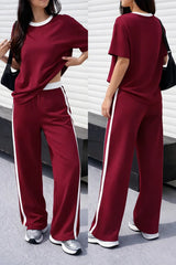 Classic Maroon Lounge Set