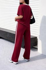 Classic Maroon Lounge Set