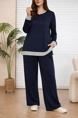 Navy Comfort Lounge Set