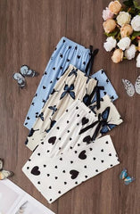 Women's Butterfly & Heart Print Trousers