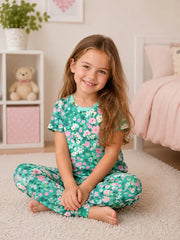 Botanical Flower Graphic Kids Suit