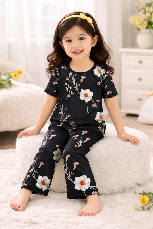 Botanical Blossom Graphic Kids Suit