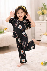 Botanical Blossom Graphic Kids Suit