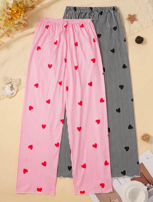 Sweetheart Stripe Lounge Pants - Pack of 2