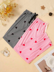 Sweetheart Stripe Lounge Pants - Pack of 2
