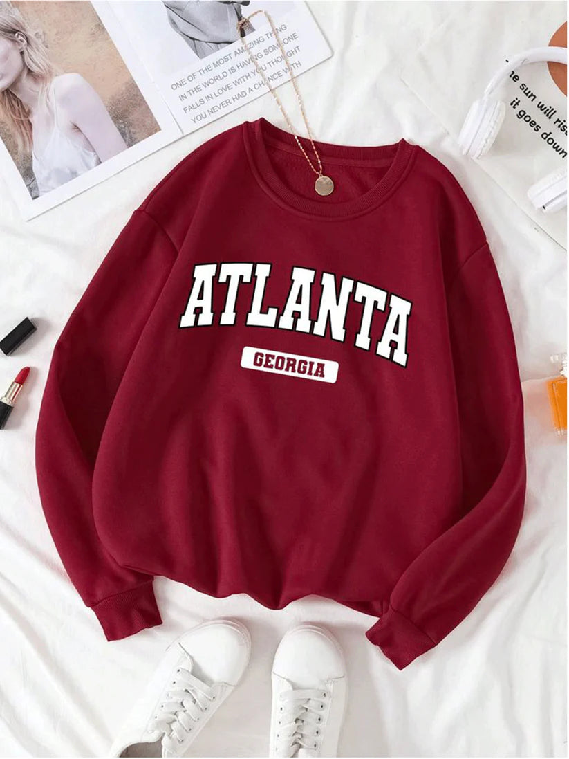 Atlanta Sweatshirt - Maroon